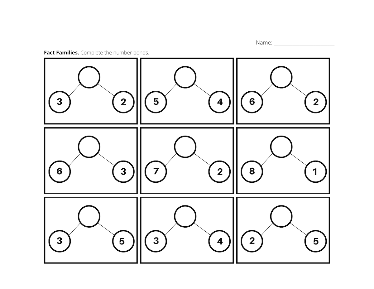 Just Learning Addition Packet