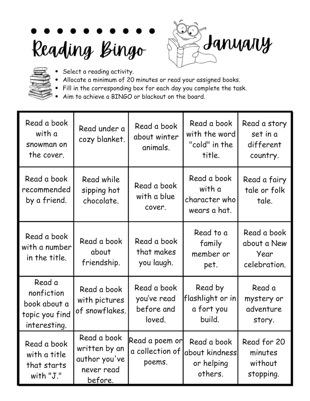 14 Reading Bingos