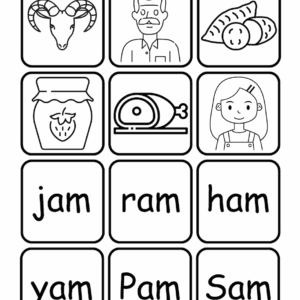 Word Family Games and Activities Set (Second)