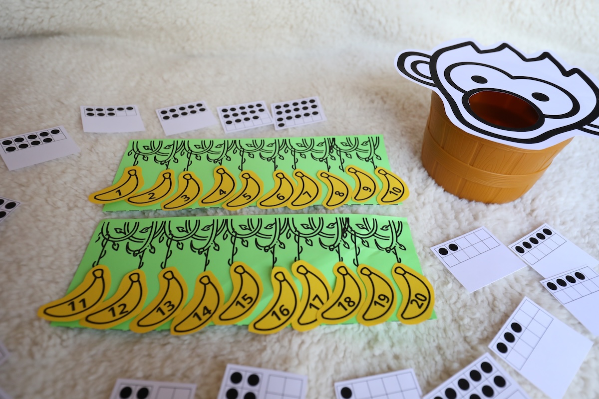 Monkey Number Sequencing Game