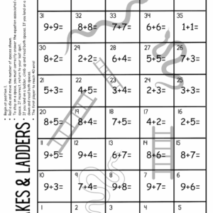 Addition Counting On Mastery Packet Games & Activities