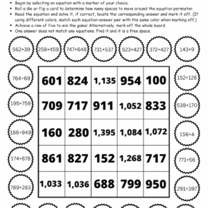 Double Digit Addition Games